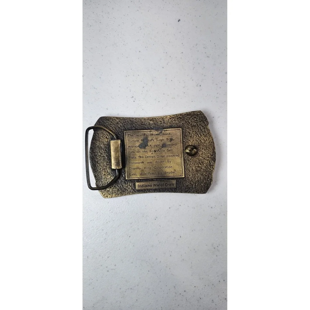 VTG Thermo King Super Boss Belt Buckle Indiana Metal Craft Kenworth IMC.NOX629‎